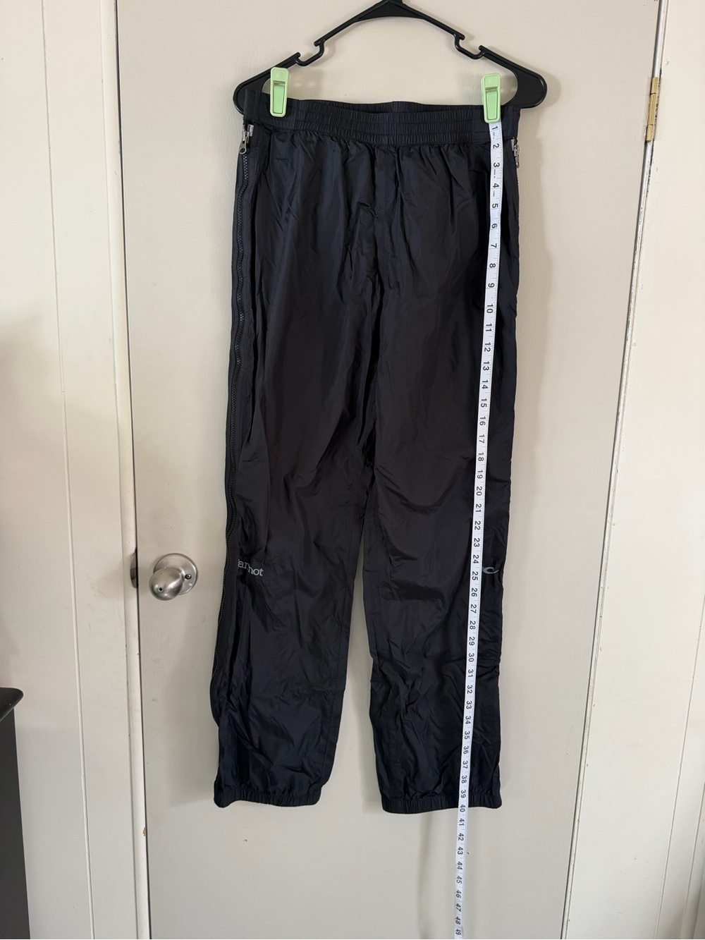 Marmot Black Lightweight wind/rain Pants